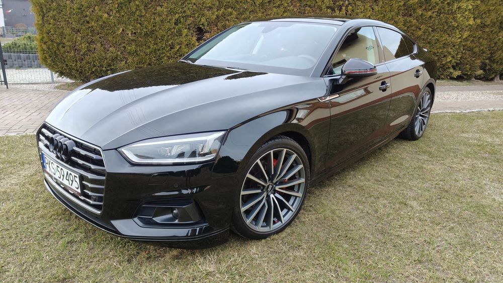 Audi A5 Sportback 190KM Quattro Full LED MATRIX Radar ACC Virtual