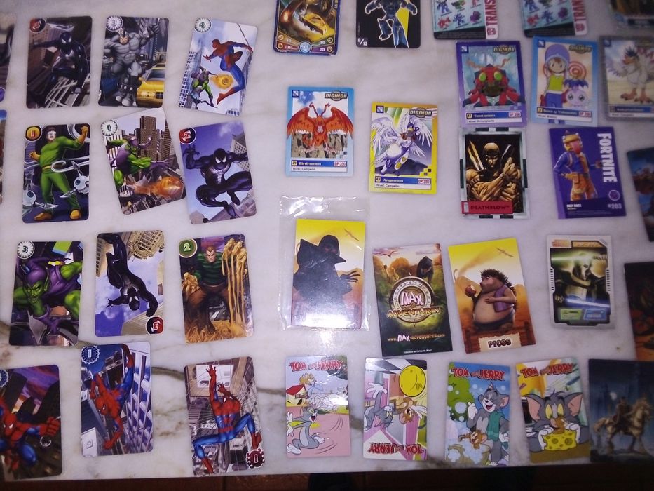Conjunto de Cartas/Cromos/Coleccionáveis Diversos