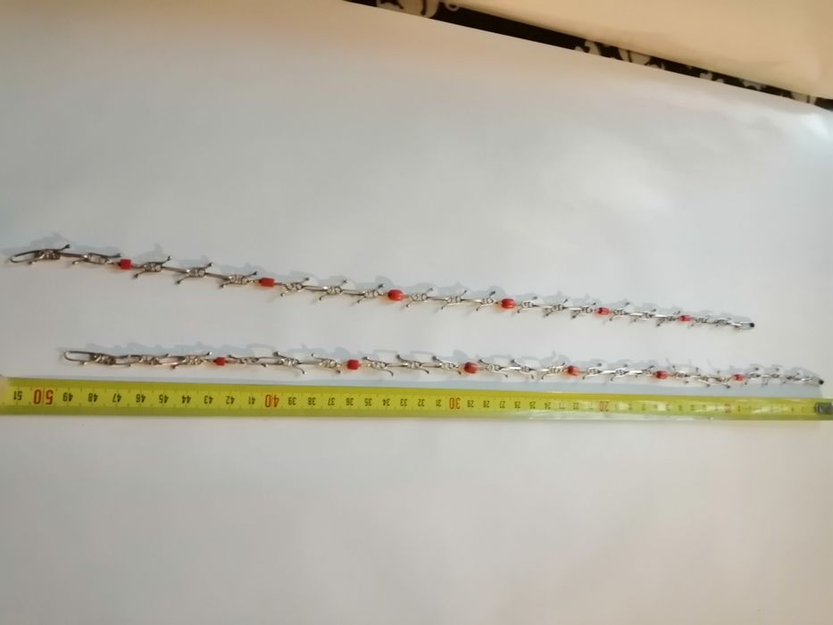 Orno łańcuszek z koralami