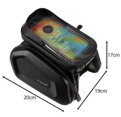 Водонепроникна Велосумка для телефону с Сенсорной панелью на раму