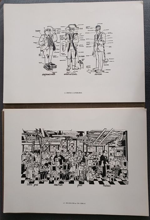 Gravuras: Álbum de Glórias, uma obra de caricaturas de Luís Jardim