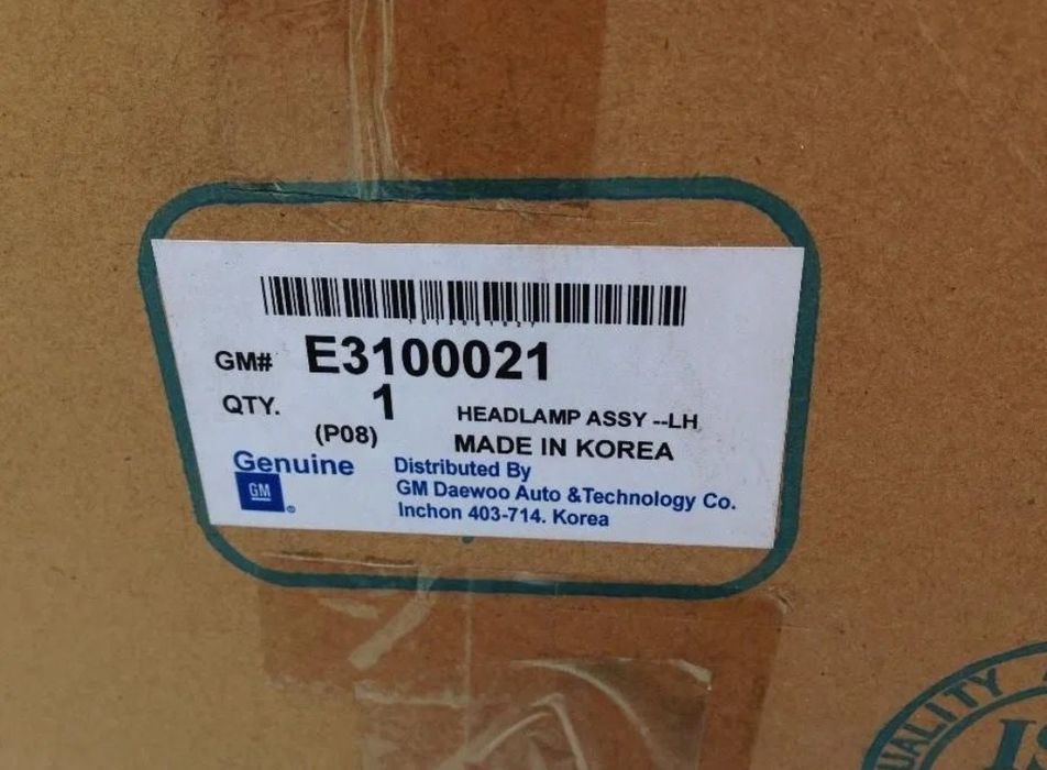 Оригінальна фара daewoo nexia дэу нексия деу нексія GM