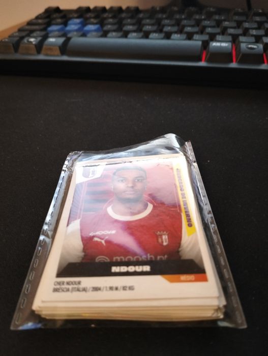 Cromos últimas aquisições e substituições