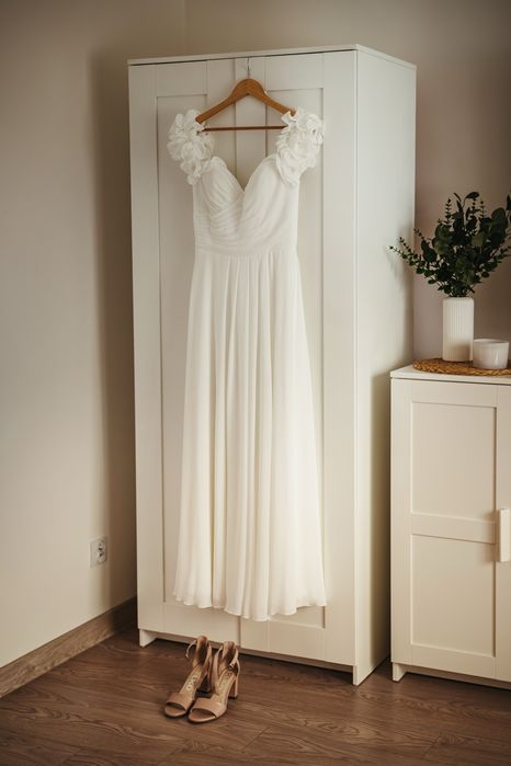 Suknia ślubna boho hiszpanka