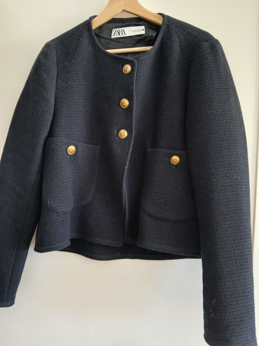 Casaco azul L da Zara
