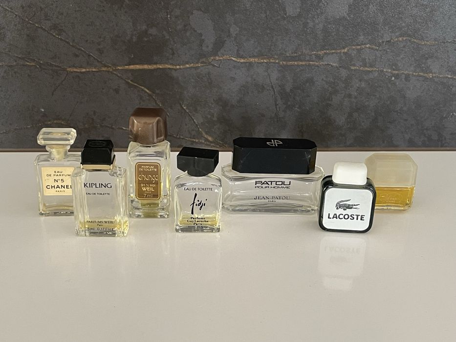Miniaturas de perfume sem caixa - Nina Ricci, Lancôme, Dior, Rochas…