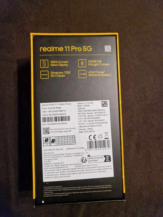 Relmi 11 pro 5G  8GB 128 GB nowy