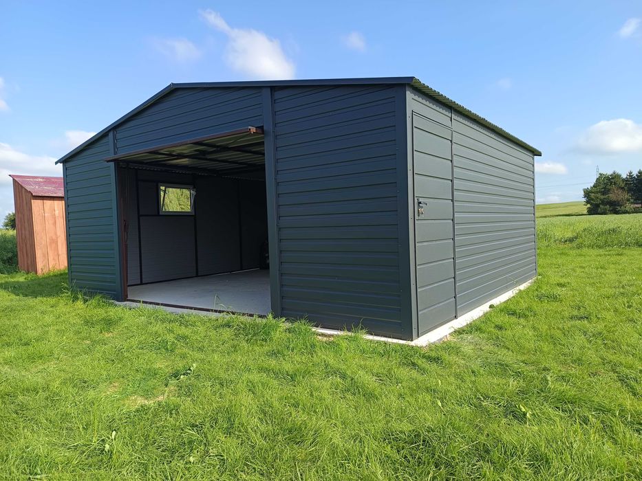 Garaż blaszany garaże blaszane 6*5 7*5 6*6 producent profil RUS-STAL