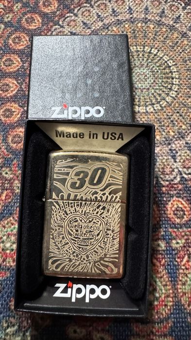 Zapalniczka Zippo dla WOŚP