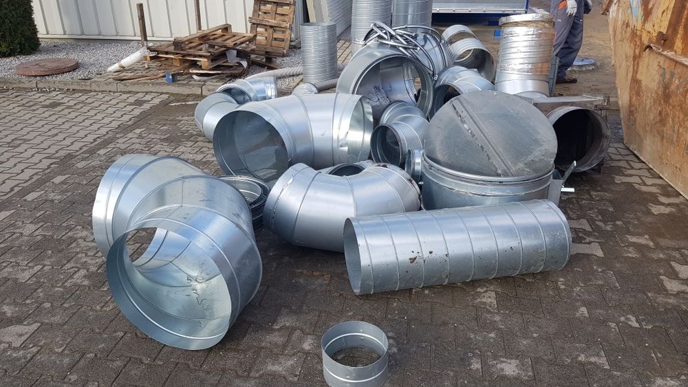 Rury wentylacyjne, trójniki,kolana