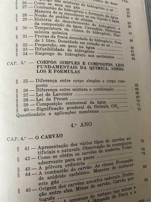 livro noções elementares de quimica de Riley de Motta