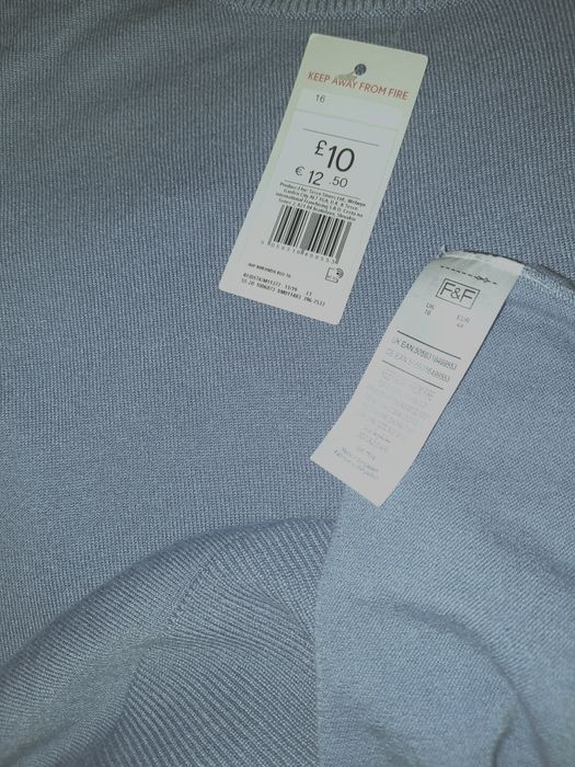 Стильна Новинка! Блуза F&F Віскоза р.16 (UK) - ПОГ 52+ см. НОВА!