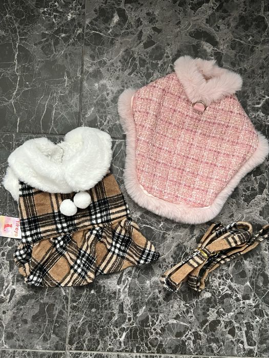 Одяг теплий зимовий для дуже маленьких собак котів домашніх тварин XS