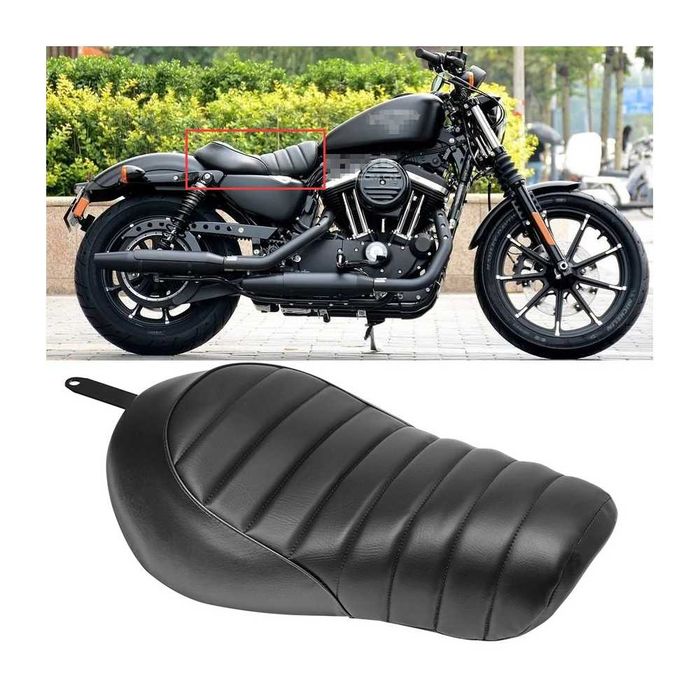 Banco Individual Condutor Preto Harley Sportster Iron XL 883 e 1200