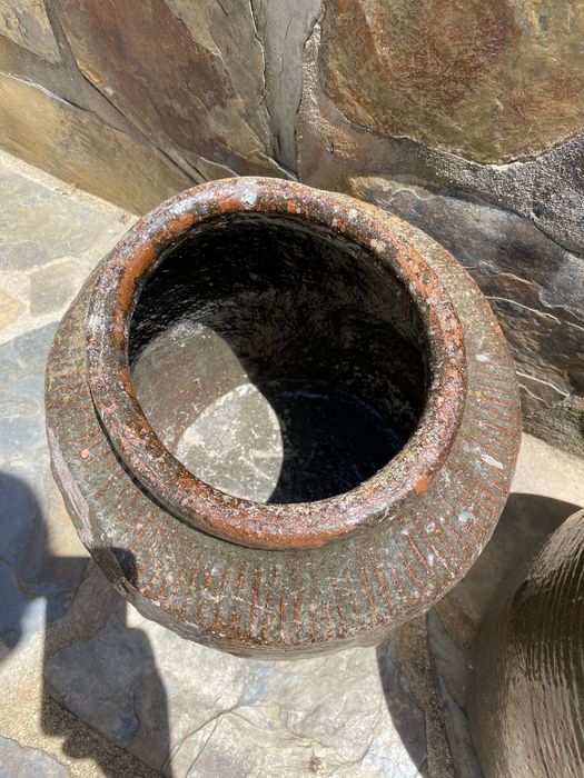 Potes Chineses especiarias Séc XIX Marcados 32 cm