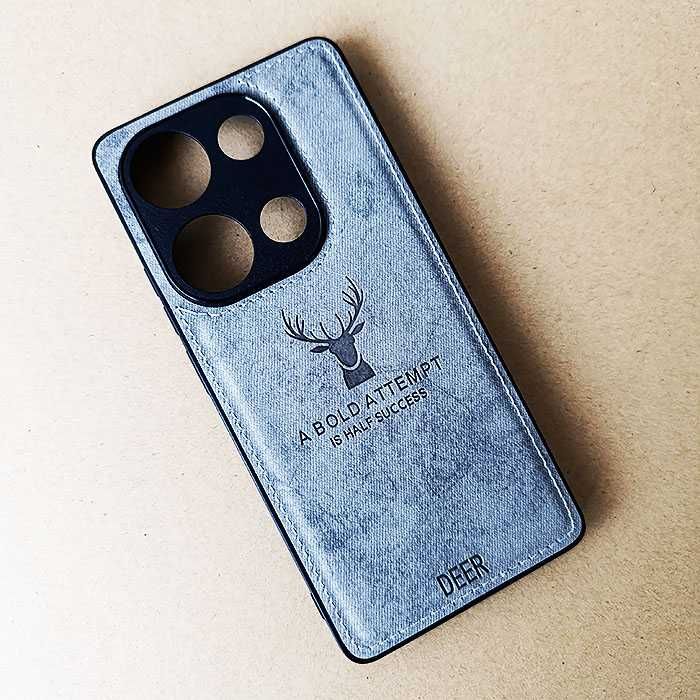 Чехол DEER Redmi Note 13 Pro 4G 5G противоударный, тканевая структура