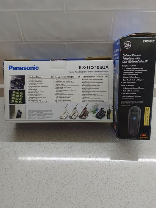 Телефоны Panasonic и General electric.