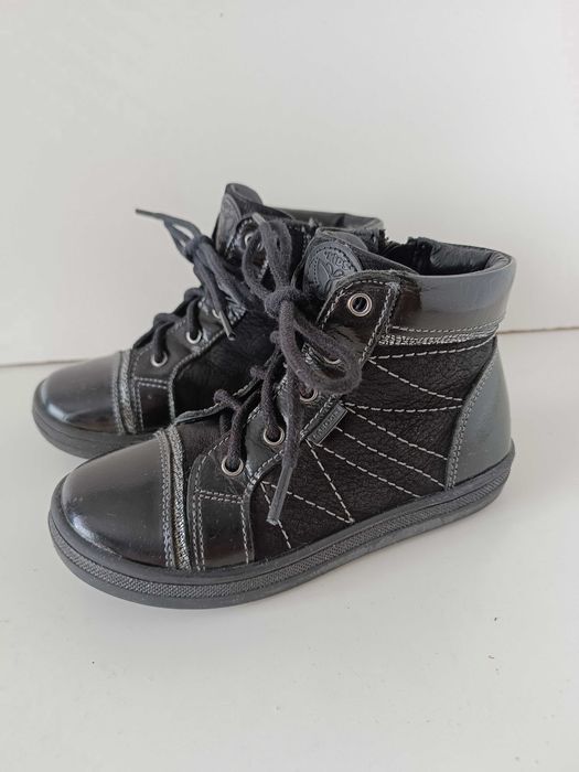 р 9 / 26 6,5 см дитячі кеди кросівки хайтопи черевики ботинки чорні