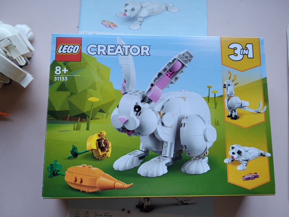Lego Creator 3w1 31133 Biały królik 8+