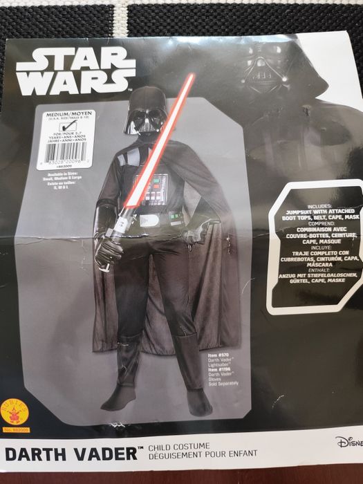 Fato Darth Vader star wars