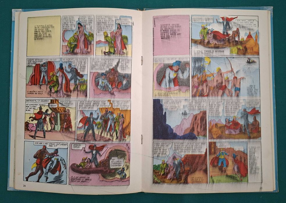 BD Mandrake No País dos Faquires, A.P.R., com defeitos impressão, 1979