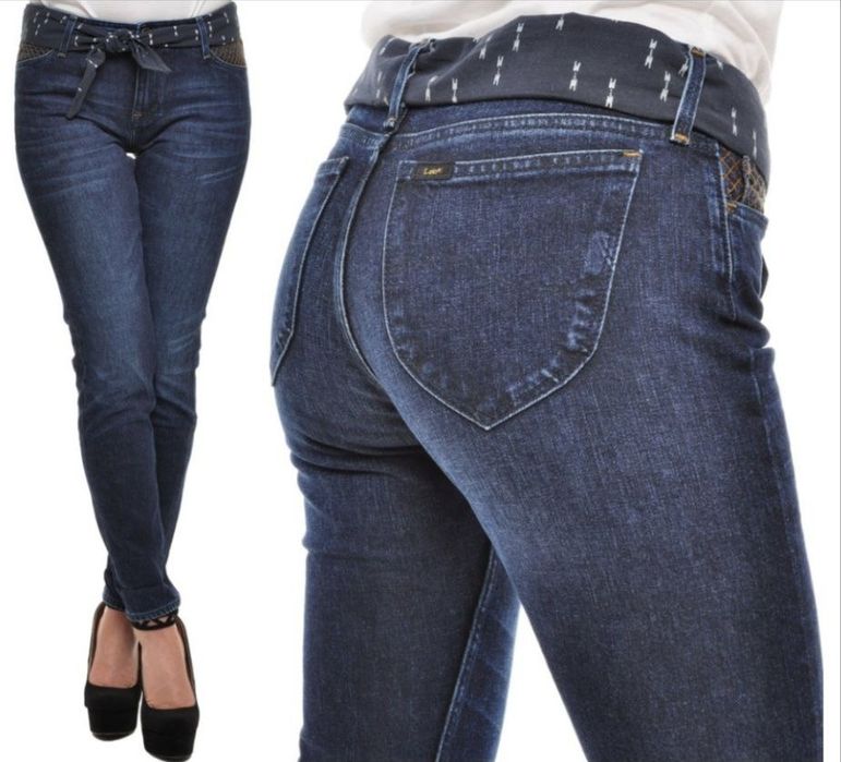 LEE spodnie jeansowe boyfriend Sallie Selvage