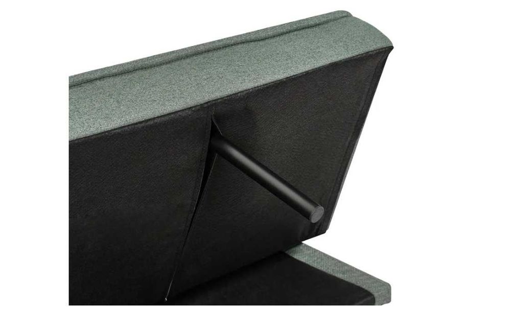 Sofá-cama Beliani 3 lugares SILJAN Tecido Verde claro
