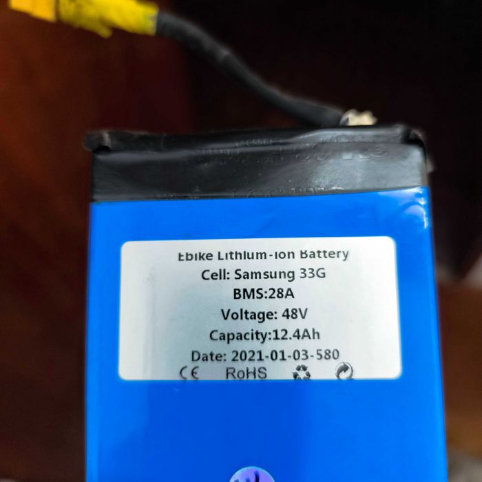 Bateria e-Bike 48V 12.4Ah (Células Samsung 33G)