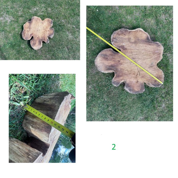 Plastry Akacjowe płaty akacji różne 50-70cm suche
