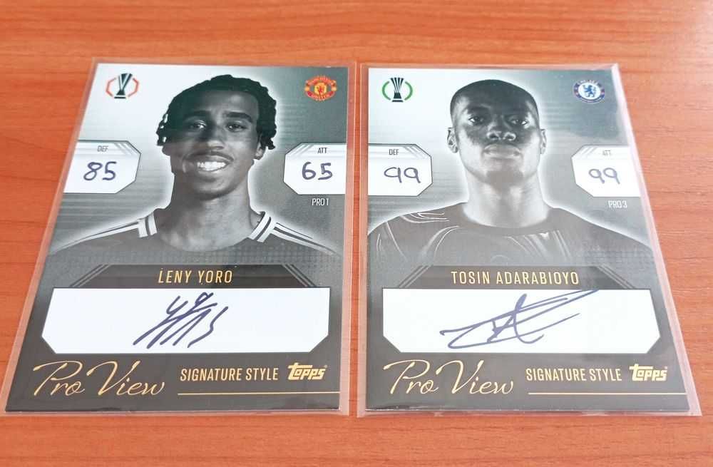Колекційні картки Topps Match Attax 2024/2025 Pro View Signature Style