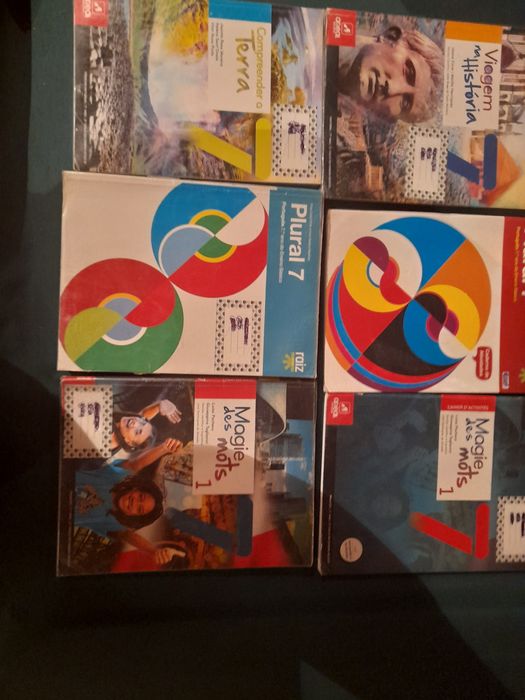Livros escolares 7. Ano
