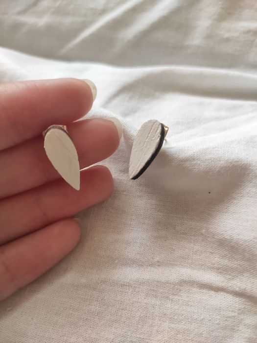 Brincos de madeira (hand made)