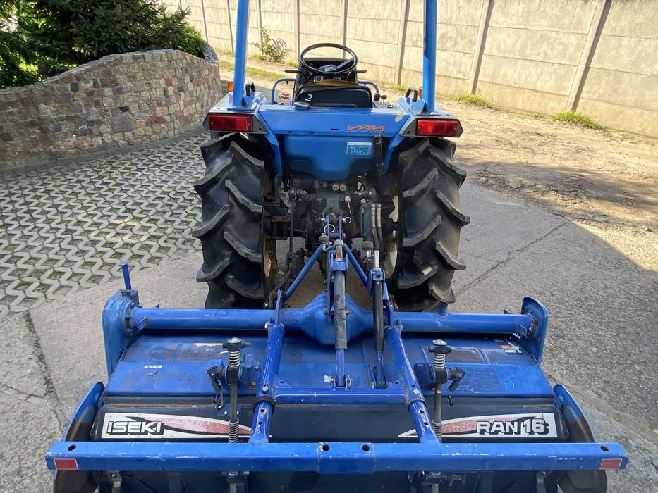 Iseki LandLeader287 z glebogryzarką  mini traktorek ciągniczek japoński