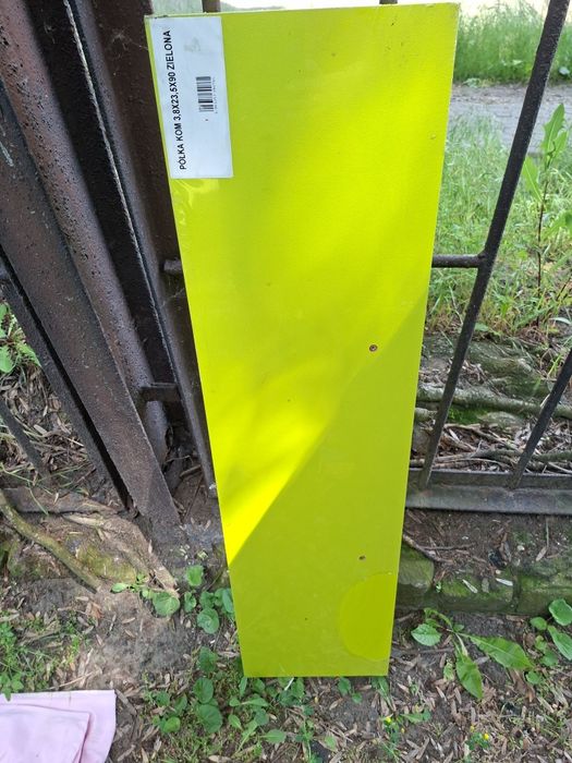 sprzedam nowa polke meblowa zielona 90 cm