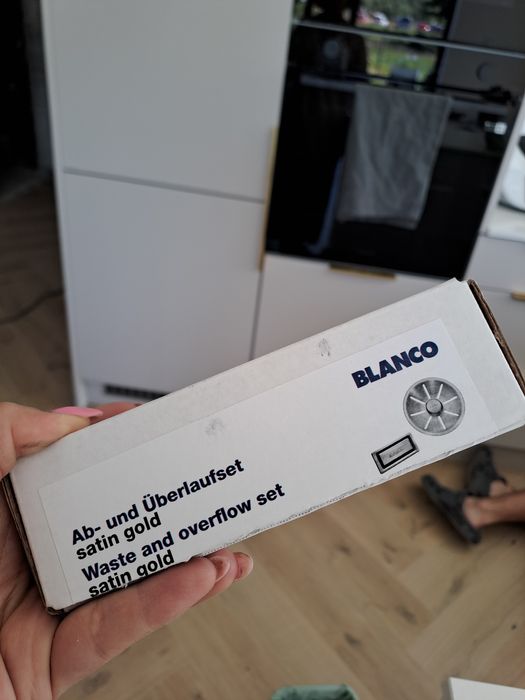 Zestaw elementów stalowych do zlewozmywaka blanco