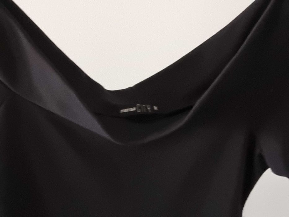 Vestido de lycra preto