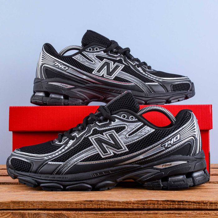 (1825) Кросівки New Balance 740 чорні (з 37 по 46) nb NB нб