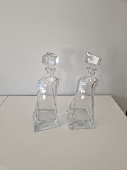 Conjunto 2 Garrafas cristal bohemia