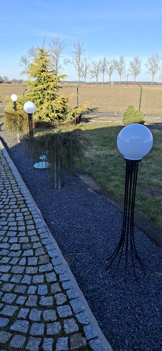 Lampa ogrodowa stojak loft