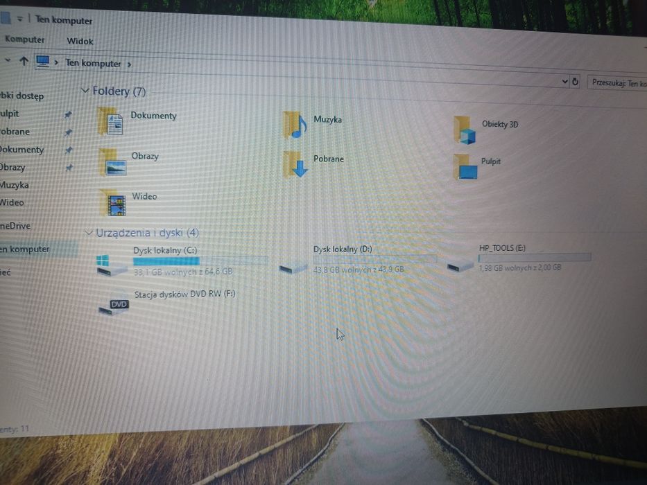 HP ProBook 16GB, dysk SSD, i-5, monitor 17