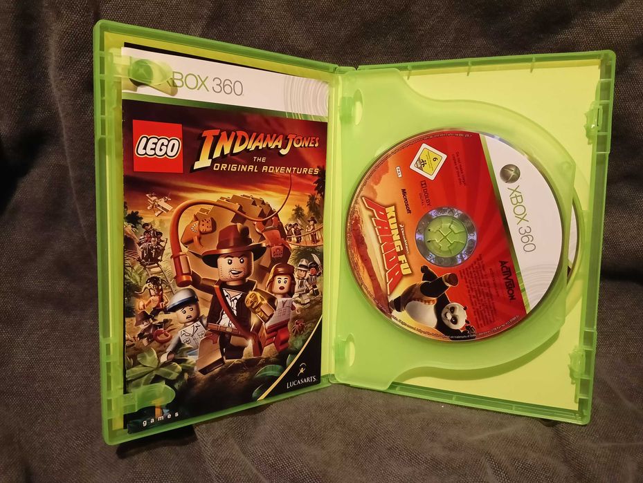 Xbox 360 Lego Indiana Jones, Kung Fu Panda Bundle