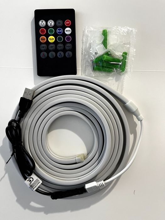 Pasek świetlny LED, RGB pilot, 300 cm