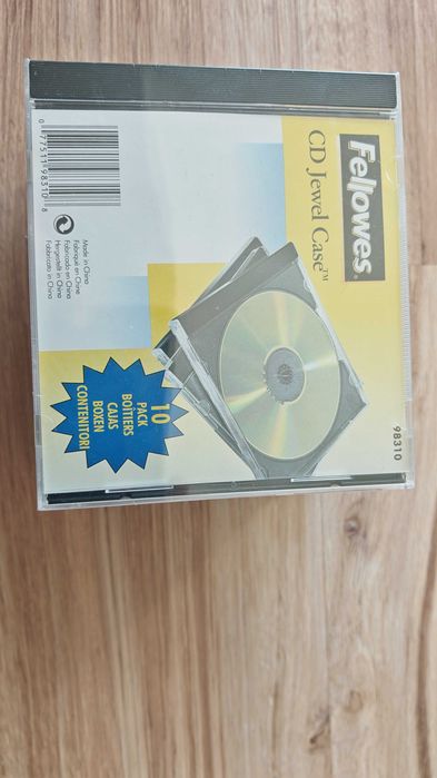 Pudełka opakowanie na płyty CD nowe 10 szt.