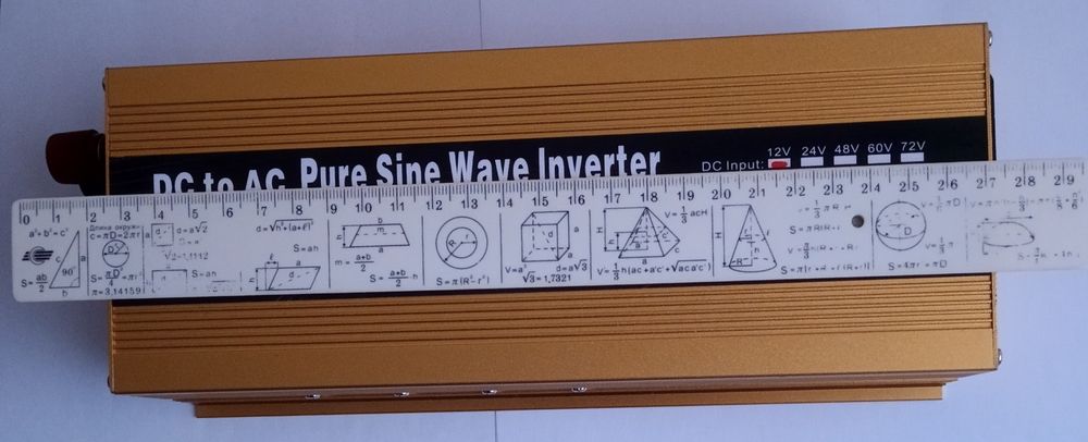 Инвертор 12В в 220В. 3000W. Чистый синус (Pure Sine Wave). Новый