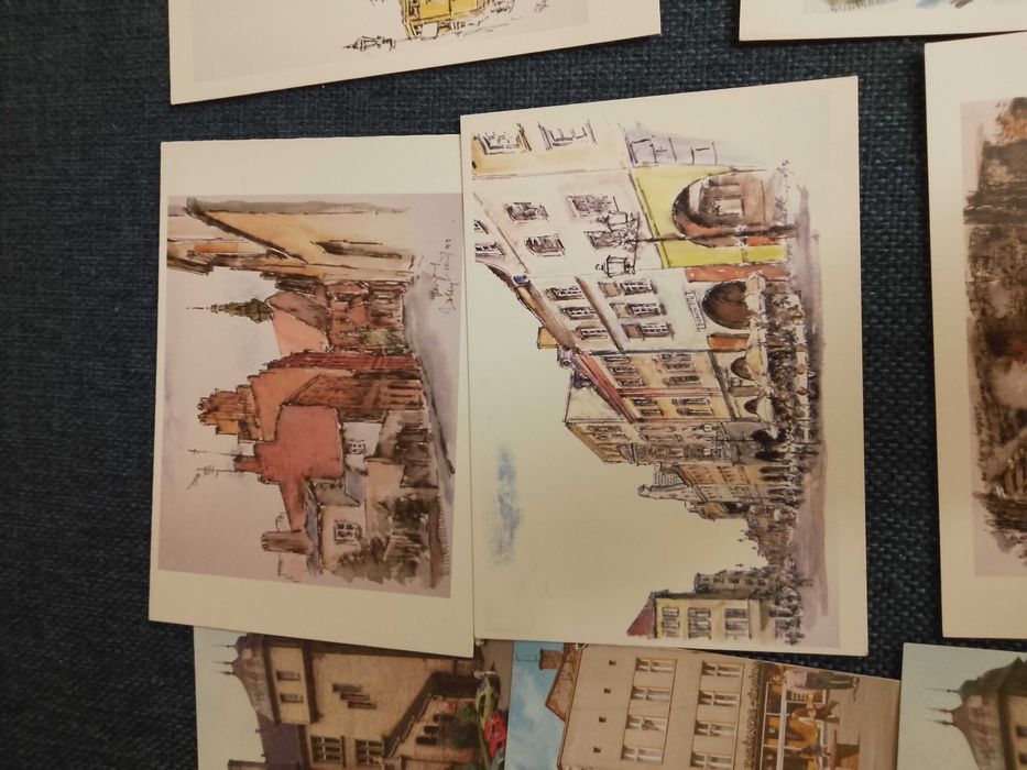 stare pocztówki prl gliwice likwidacja kolekcji