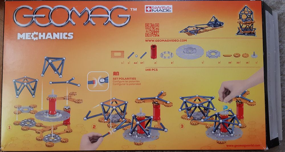 Geomag klocki magnetyczne 2 zestawy