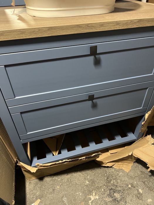 Movel casa banho Novo C/ Tampo + Espelho