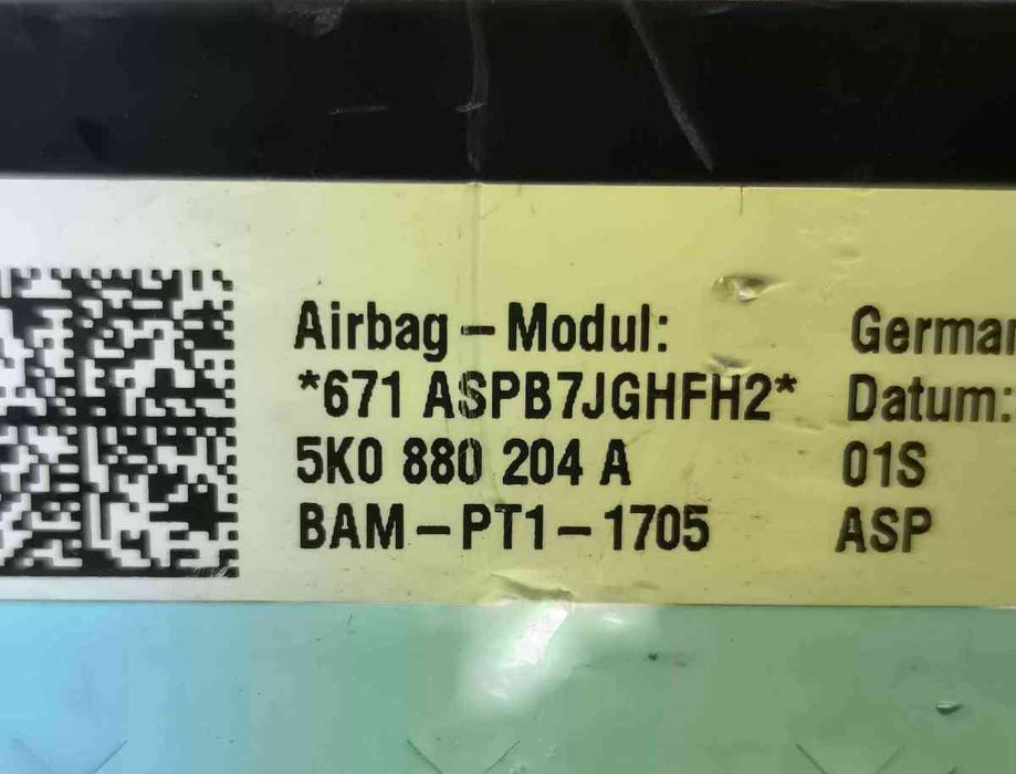 Airbag Passageiro VW GOLF VI