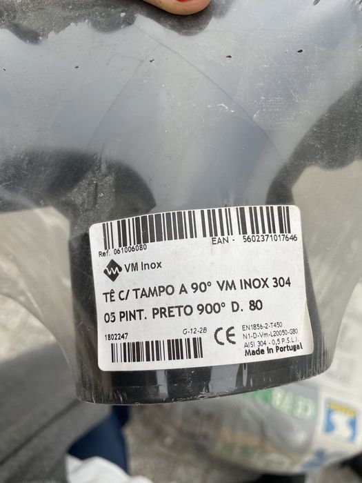 Tubos e acessorios salamandra novos (embalados)