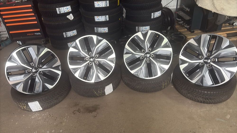 19 cali – 4 oryginalne felgi aluminiowe Kia EV6 bicolor TPMS